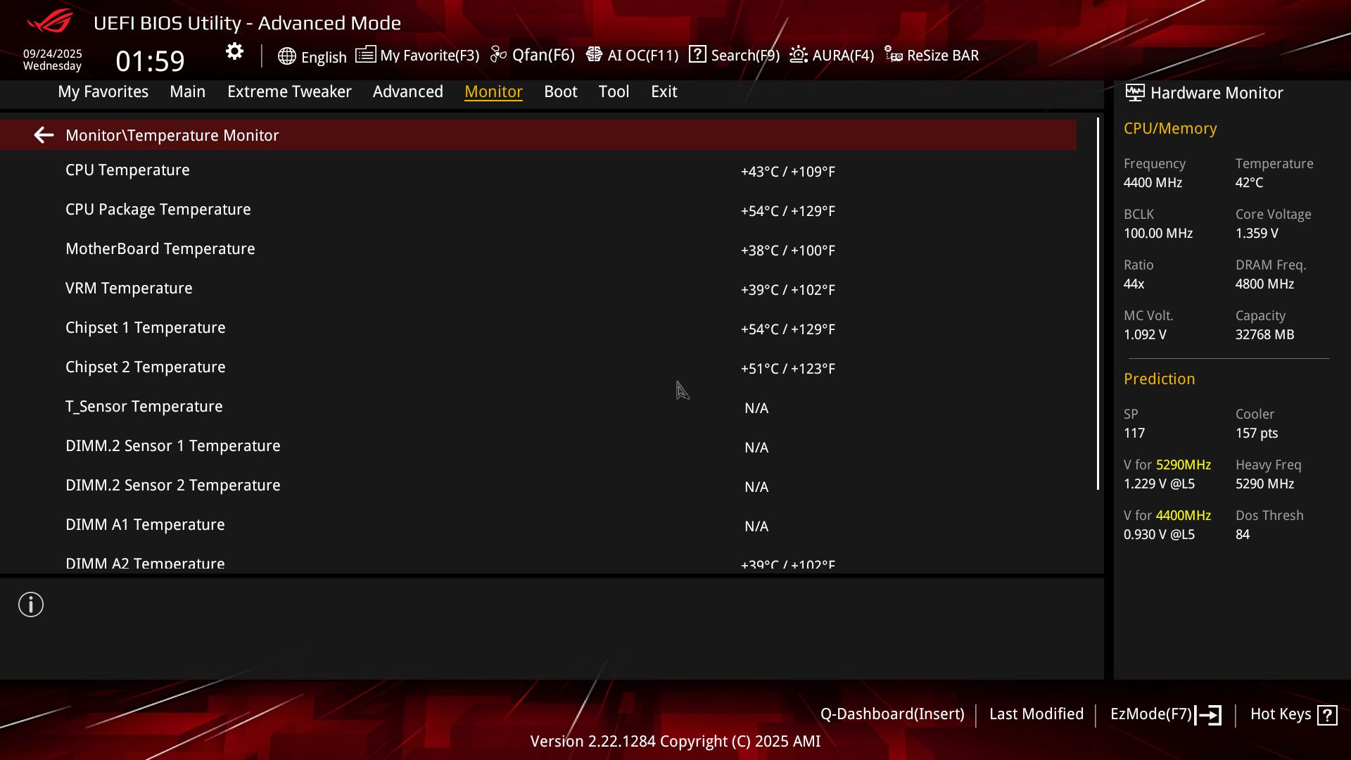 Asus ROG Crosshair X870E Extreme - BIOS Images