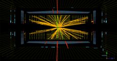 LHC's CMS detector observed this collision with signatures that could be due to the Higgs boson.