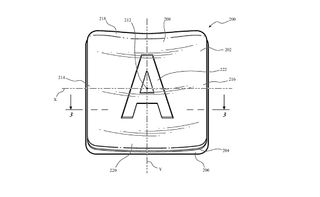 MacBook glass key cap patent