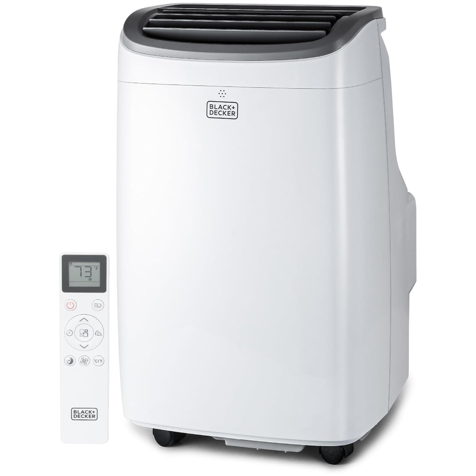 White portable air conditioning unit