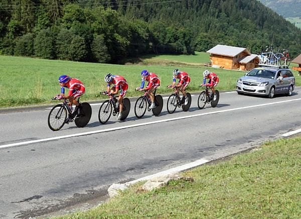 The Great Britain national team on its way to finishing fifth.