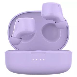 Gifts for new mums illustrated by purple ear buds