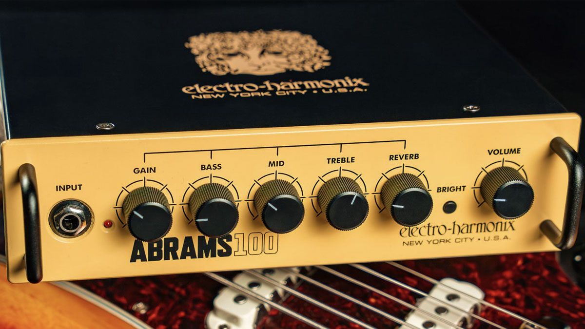“The ABRAMS100 packs a whallop and it’s perfect for pedals!”: Electro-Harmonix presents 100-watts of serious solid-state power in a compact guitar amp head weighing just 2.5lbs