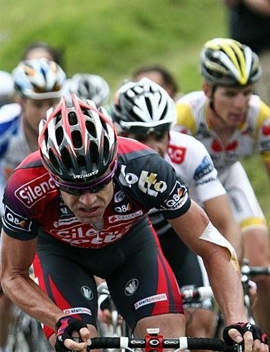 Evans eventually finished eighth and now leads Schleck by a single second.