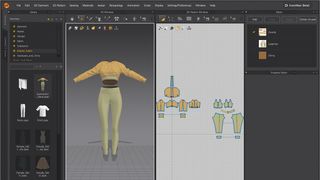 Marvelous Designer 2024 review; a 3D jacket being designed