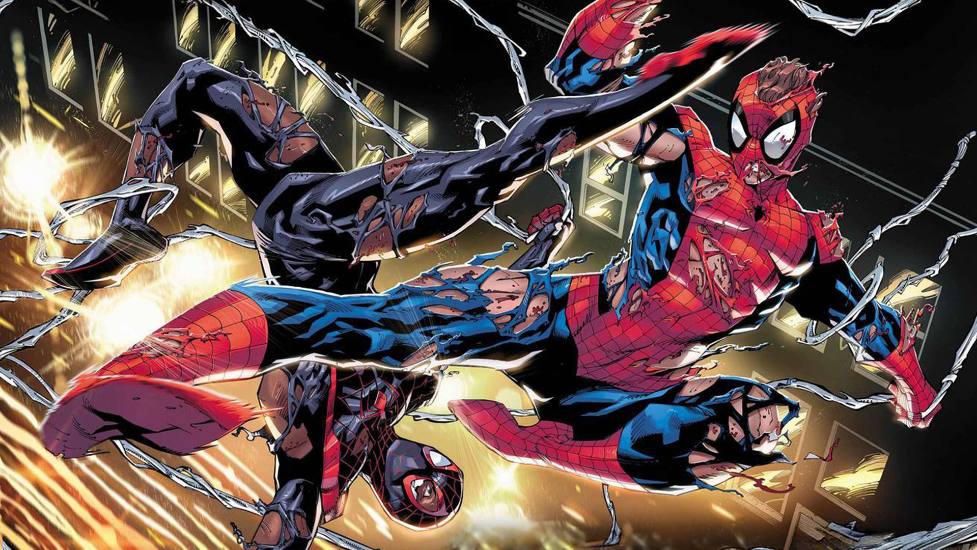 Art from the Crisis of Faith Spider-Man crossover.
