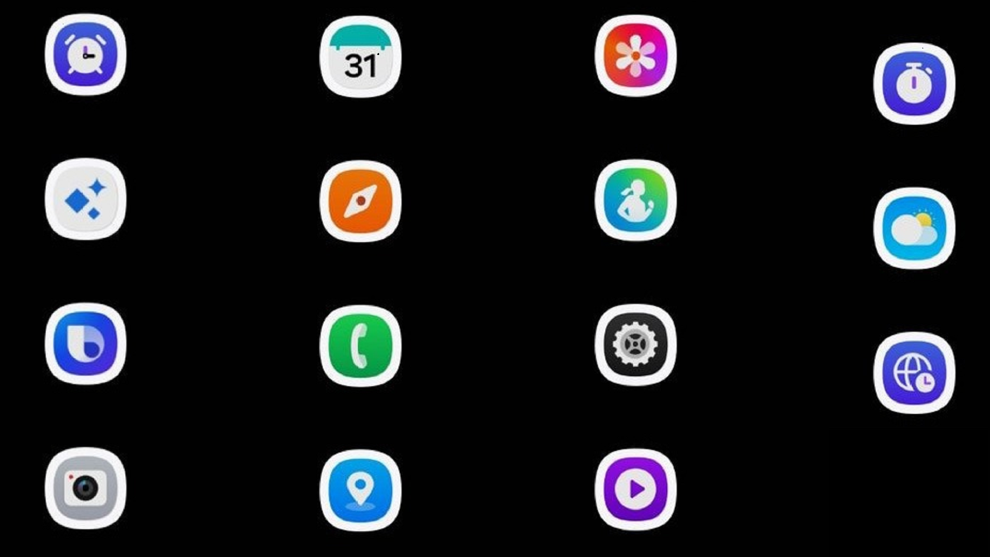 Samsung One UI 8 leaked icons