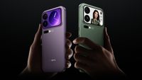 Xiaomi 17 Pro Max render in hands showing two colors