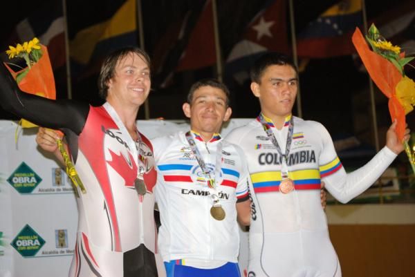 The Kilometre podium