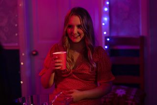 Leah Barnes got really drunk at Charlie's house party in Hollyoaks.