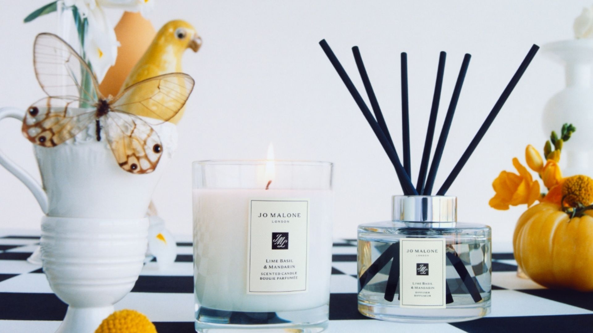 Jo Malone Lime Basil and Mandarin Diffuser and Candle