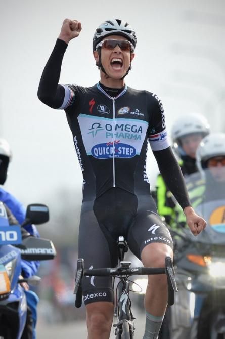 Niki Terpstra (Omega Pharma Quick Step) wins Dwars door Vlaanderen