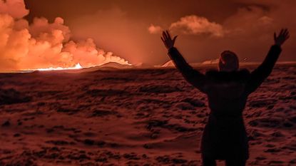 Volcanic eruption on the Reykjanes peninsula
