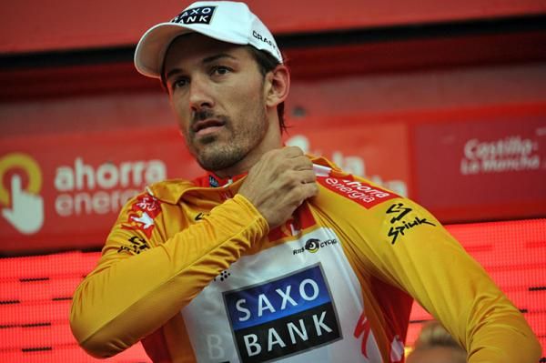 Swiss Fabian Cancellara (Saxo Bank) remains race leader of the Vuelta a Espa&ntilde;a.