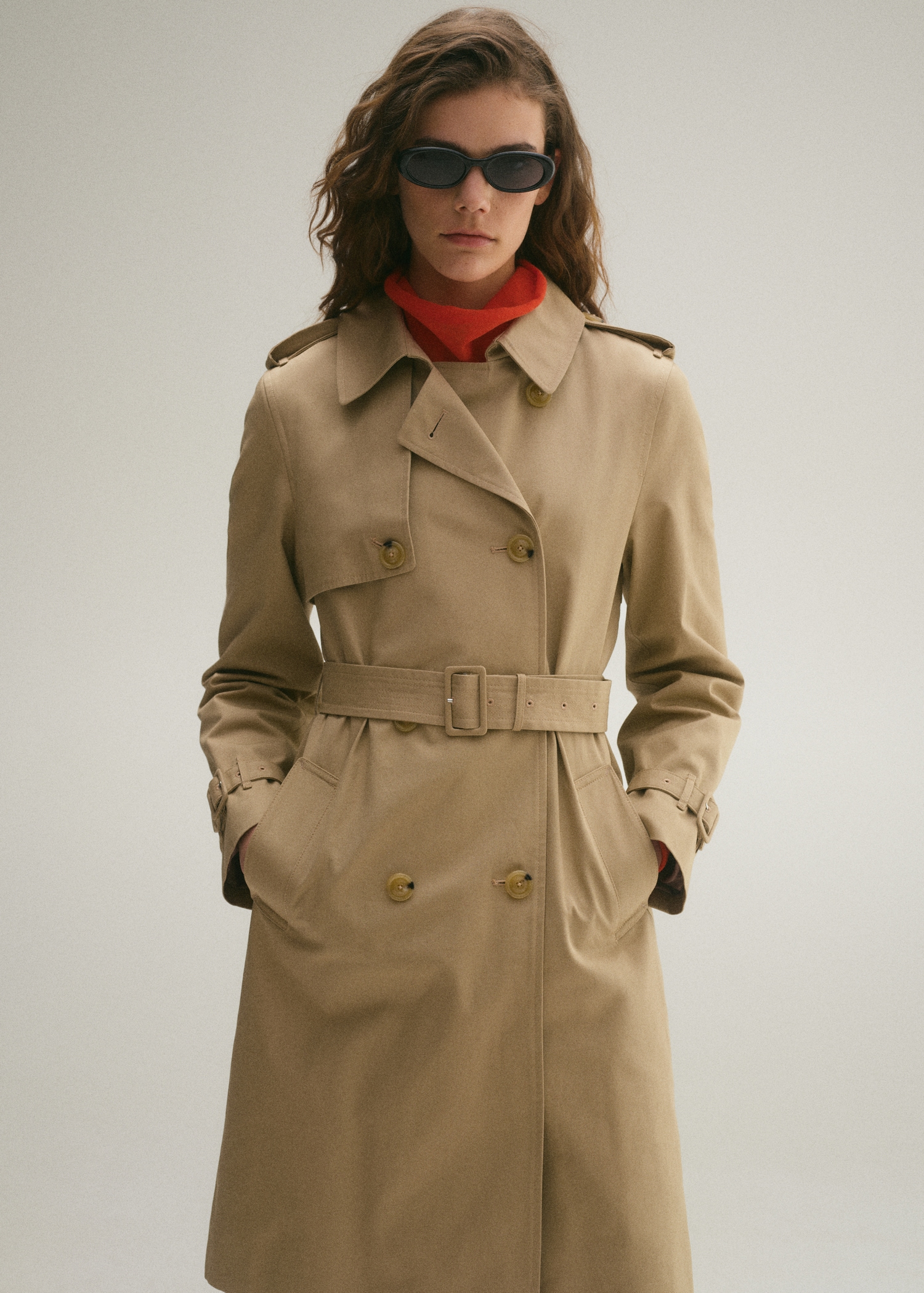 Classic Trench Coat With Belt - Women | Mango Usa