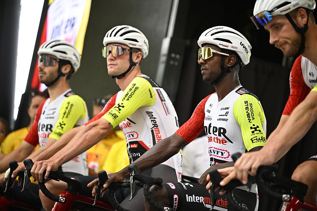 Intermarch&amp;eacute;-Wanty riders during the 2025 Tour de France