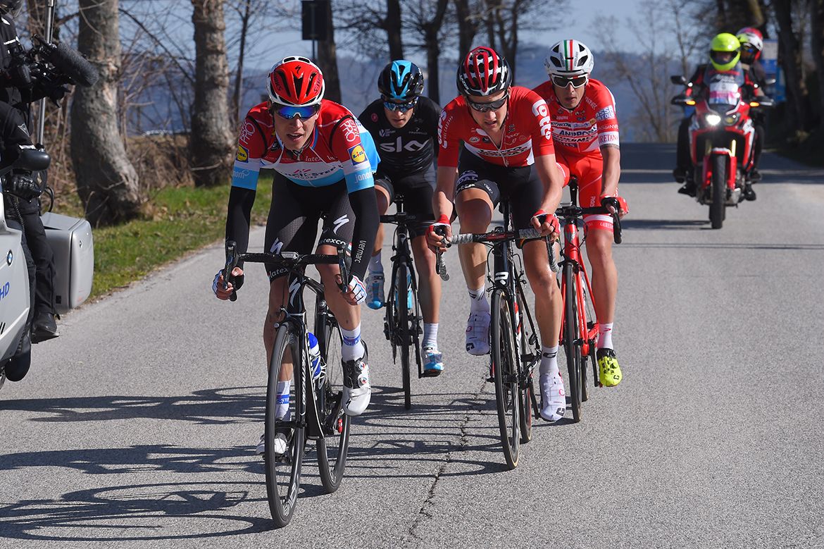 Escapees up the road at Tirreno-Adriatico