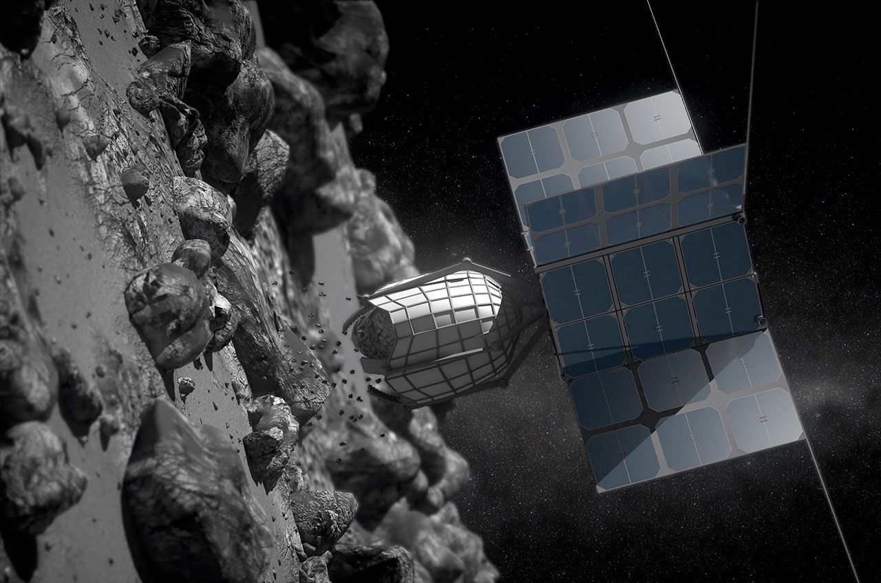 Spacecraft Collects Asteroid Sample