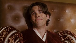 James Marsden smiling in Enchanted