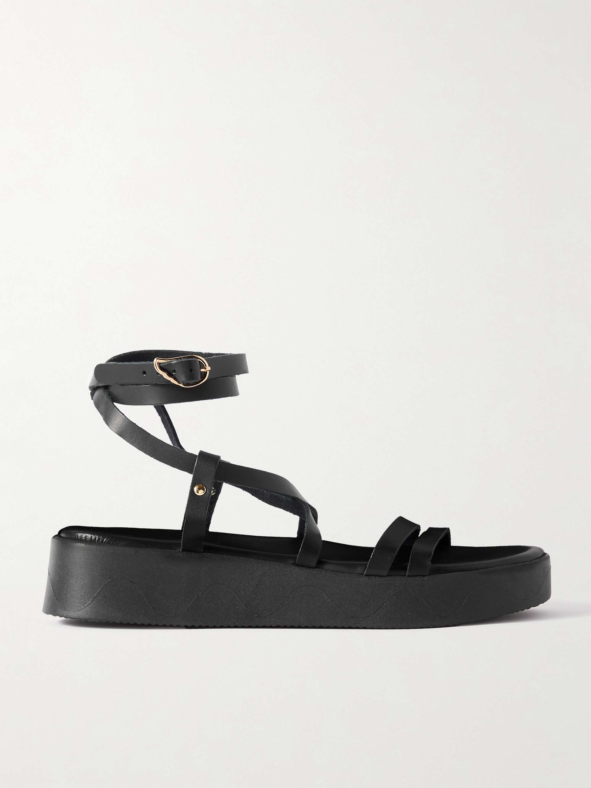 Aristea Leather Platform Sandals