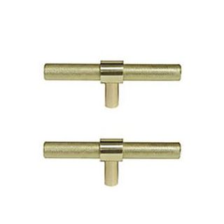 B&Q brass knurled cabinet handles