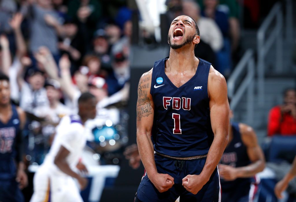 Darnell Edge of Fairleigh Dickinson University&amp;#039;s basketball team.