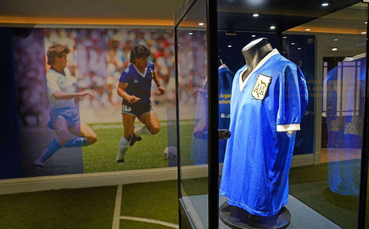 Maradona shirt sale – London