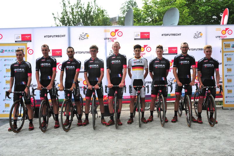 The Bora-Argon 18 team for the 2015 Tour de France