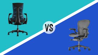 The Aeron versus the Embody chair. 