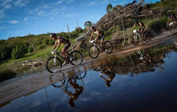 One of the many river crossings in the Cape Pioneer Trek