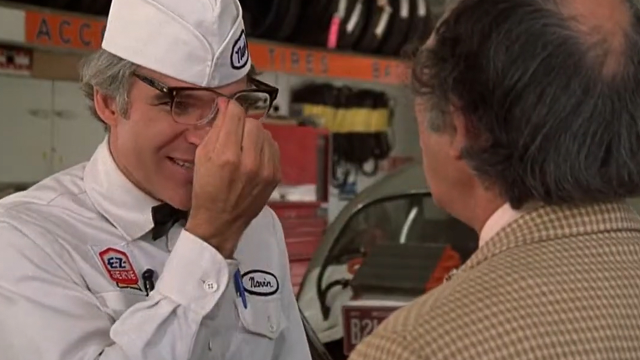 Steve Martin showing off the Opti-grab in The Jerk