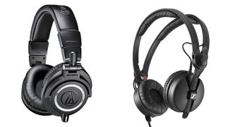 Sennheiser HD 25 vs Audio-Technica ATH-M50x: two sets of headphones
