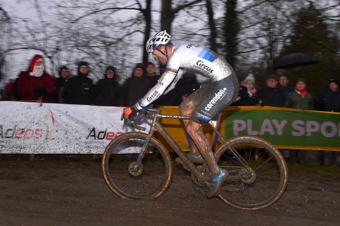 European champion Mathieu van der Poel