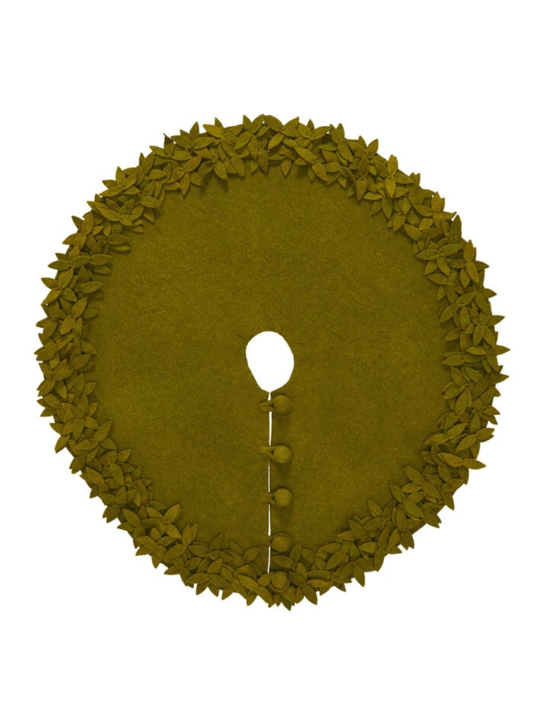 Hand Felted Wool Christmas Tree Skirt