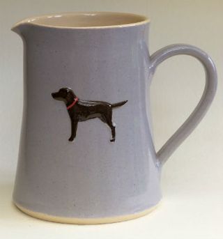 labrador jug hogpen pottery