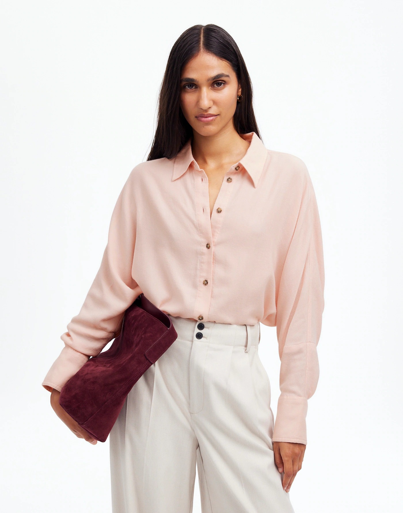 Long Sleeved Cotton Shirt - Women | Mango Usa