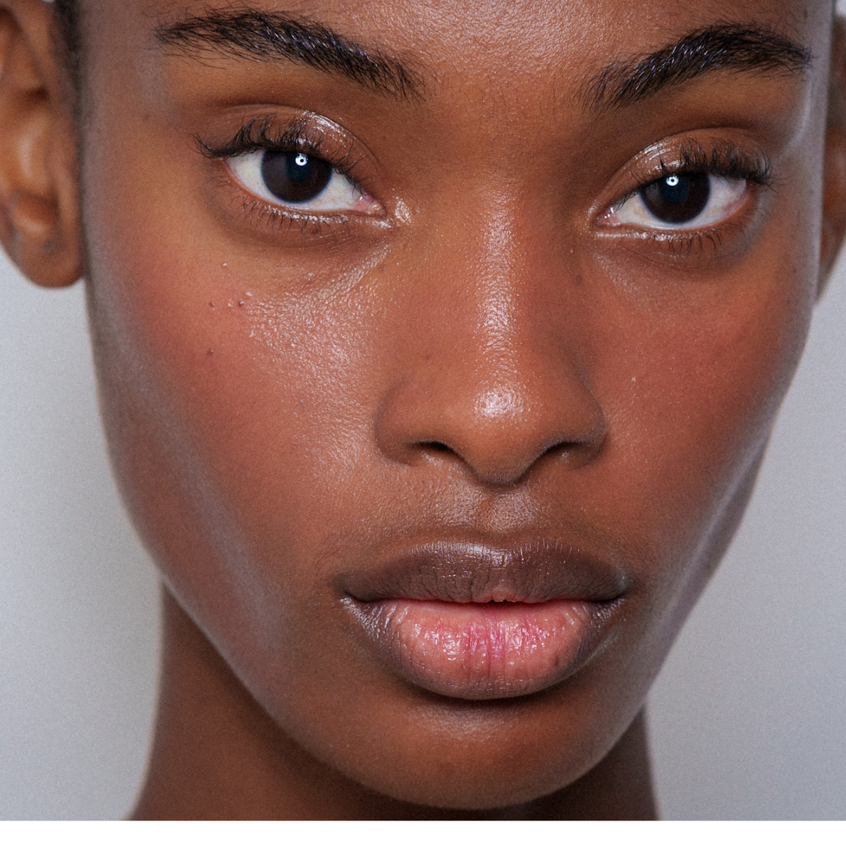 Woman with clear skin