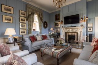 Blue sitting room