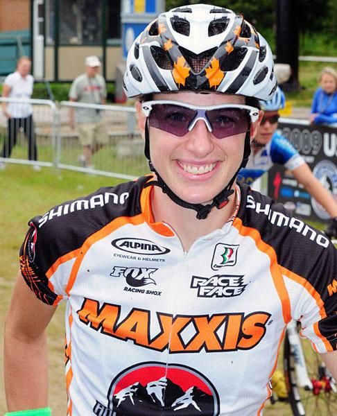 Local favourite Lea Davison (Team Maxxis-Rocky Mountain).