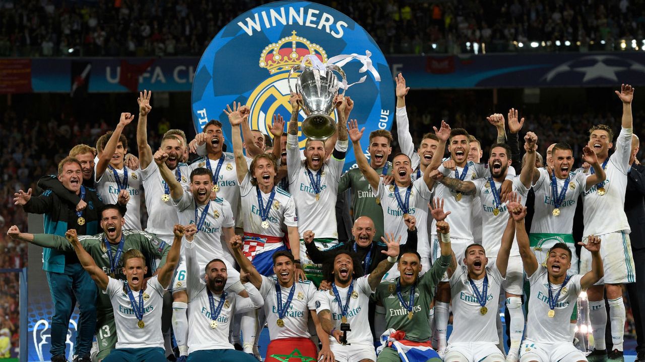 Real Madrid have won three Uefa Champions League titles in a row 