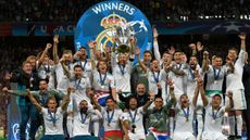 Real Madrid have won three Uefa Champions League titles in a row 