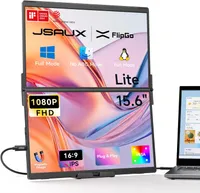 JSAUX  FlipGo Lite 15.6" Dual Portable Monitor