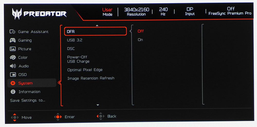 Acer Predator X32 X3