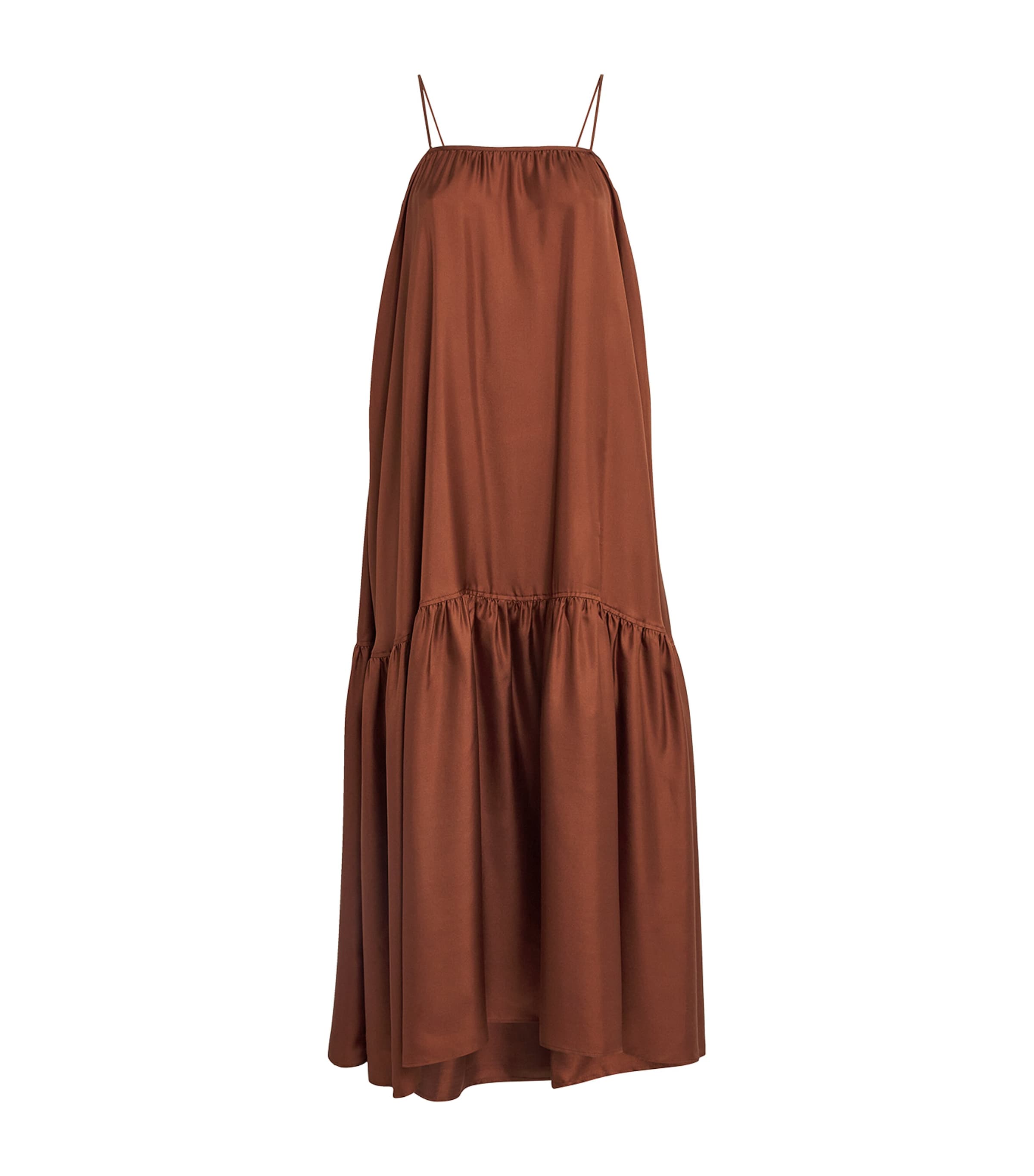 Organic Silk Giardino Maxi Dress
