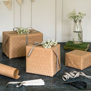 handmade wrapping paper from ideal home
