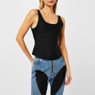 Mugler Corseted Tank Top