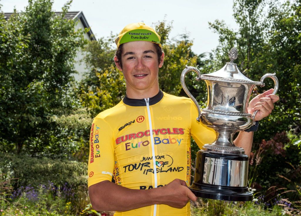 Andrew &#039;AJ&#039; August won the Eurocycles Eurobaby Junior Tour with Hot Tubes in 2022 