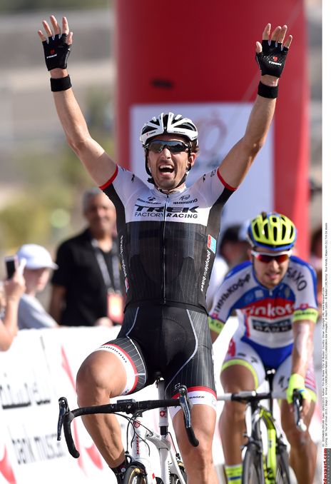 Fabian Cancellara (Trek Factory Racing) enjoys that winning feeling