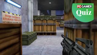 Crates in a storage facility