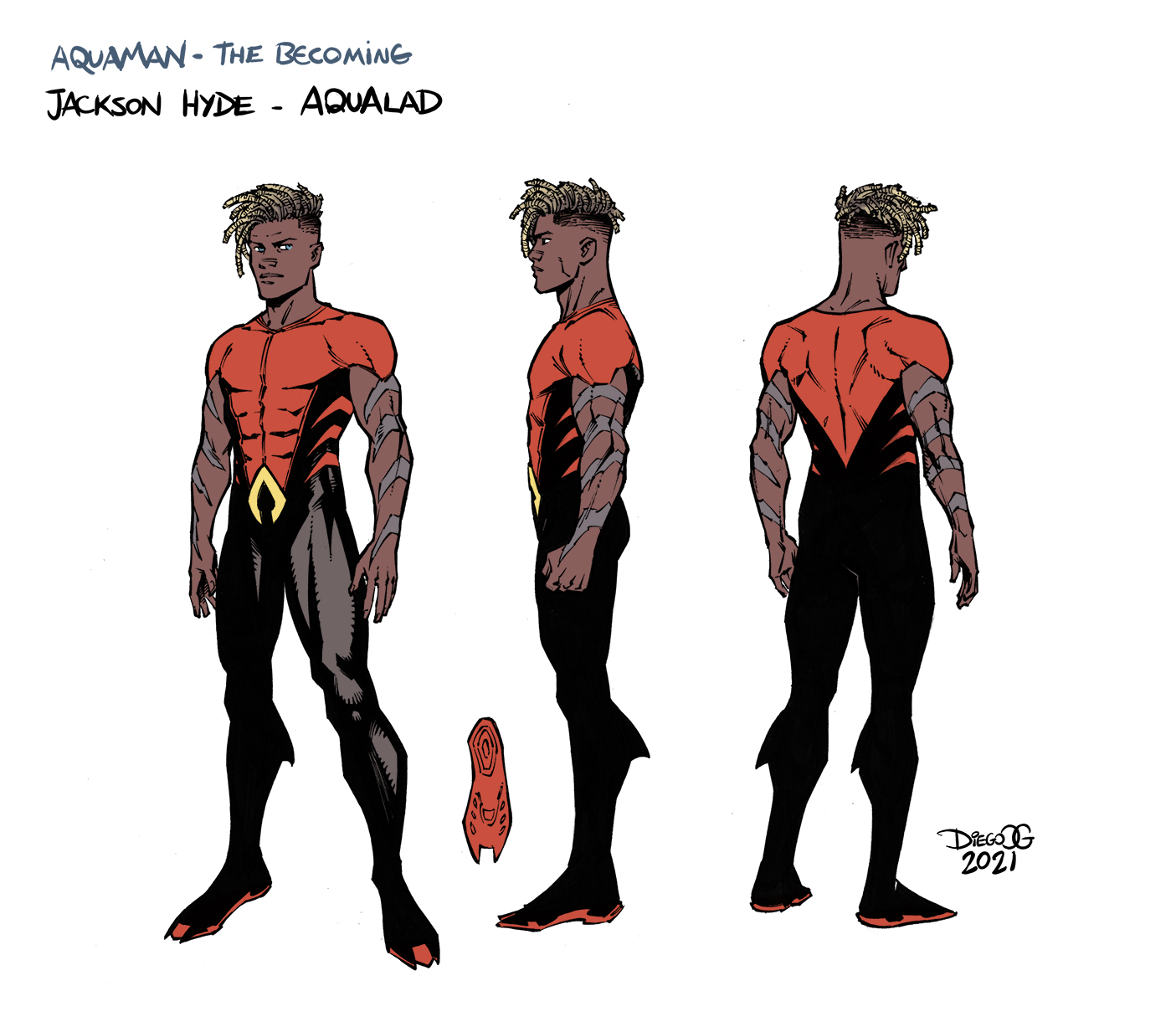 Aquaman: The Becoming #1 concept art